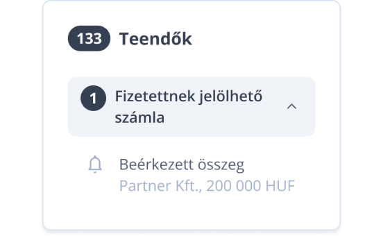 Számlák küldése a partnereknek illusztráció